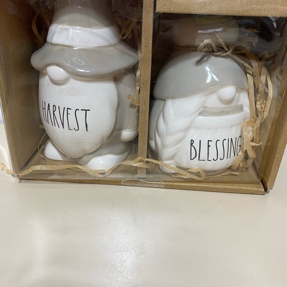 🌾NWT/Rae Dunn‎ HAPPY HARVEST pilgrim gnomes - Picture 2 of 2